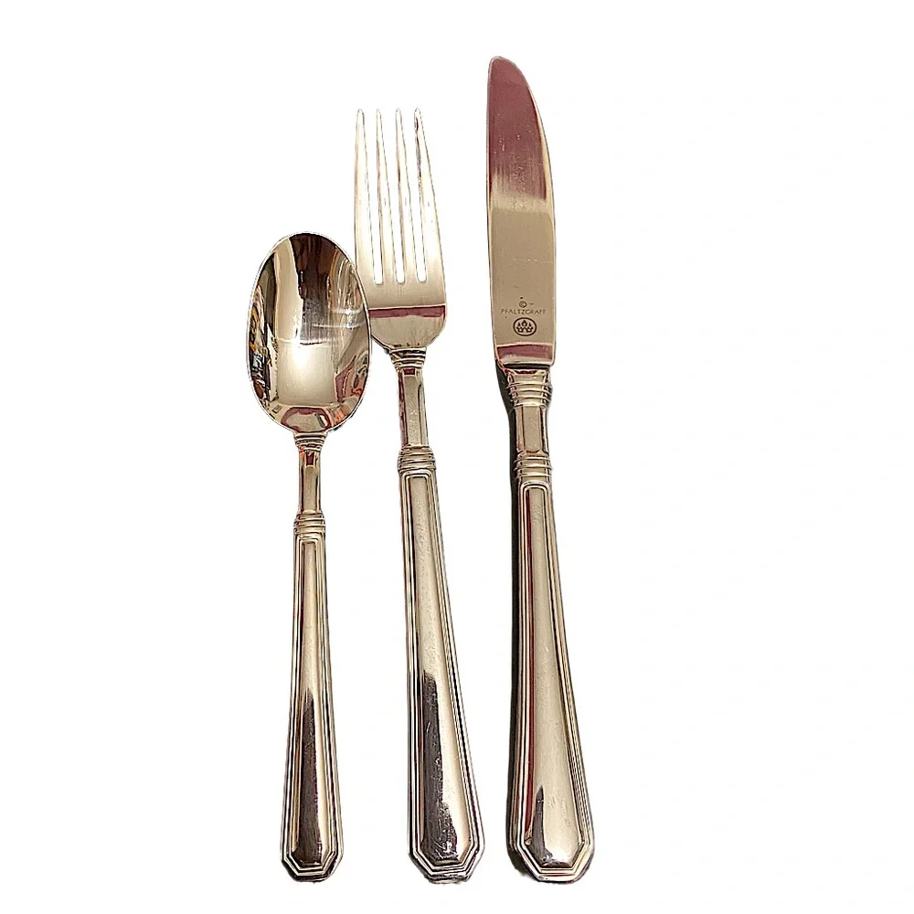Pfaltzgraff Providence 18/10 Stainless Steel 3 Piece Flatware Set~ Korea